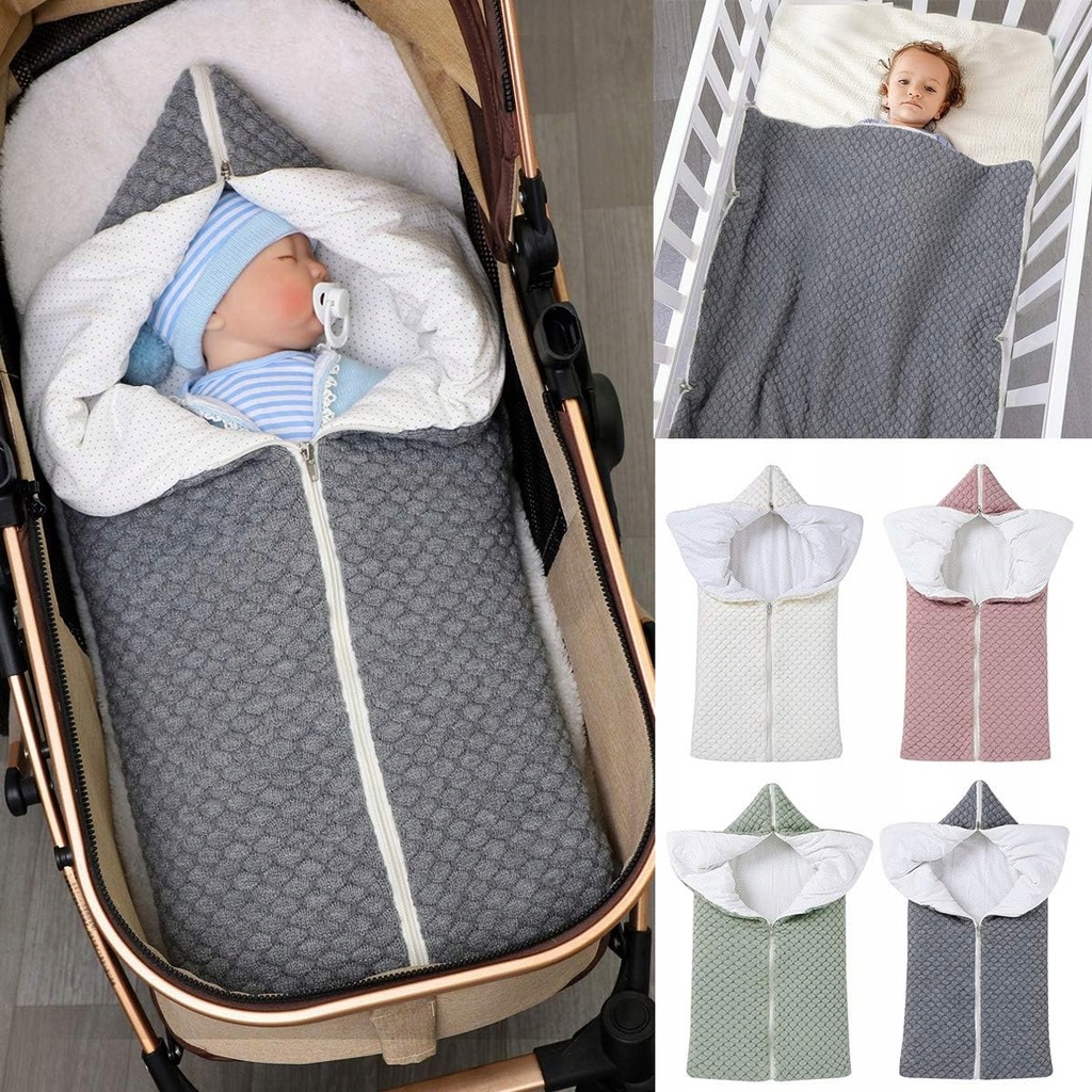 Śpiwór dla noworodka Ciepły Gruby śpiwór do wózka dziecięcego