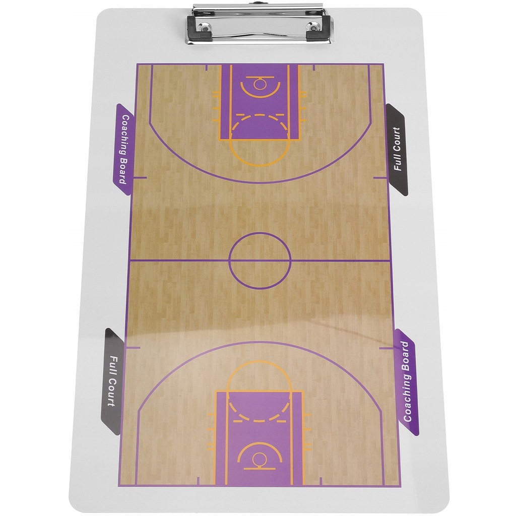 1 Set 2-side Basketball Clipboard Dry Erase