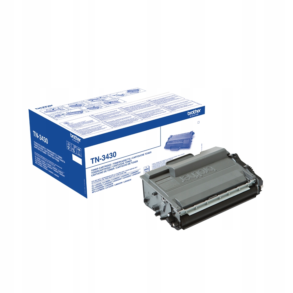 Nowy Brother TN-3430 TN3430 toner oryginalny black HL-L5100DN MFC-L5700DN