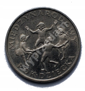 20 zł z 1979 r Międzynarodowy Rok Dziecka moneta