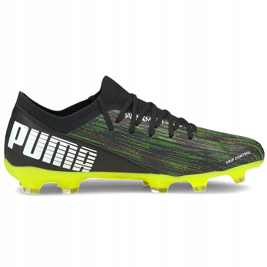 Buty piłkarskie Puma Ultra 3.2 FG AG czarno-zielon