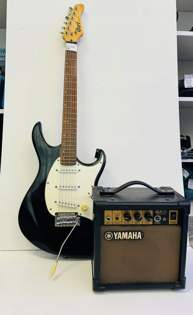 GITARA BASOWA CORT + WZMACNIACZ YAMAHA, K3472/24