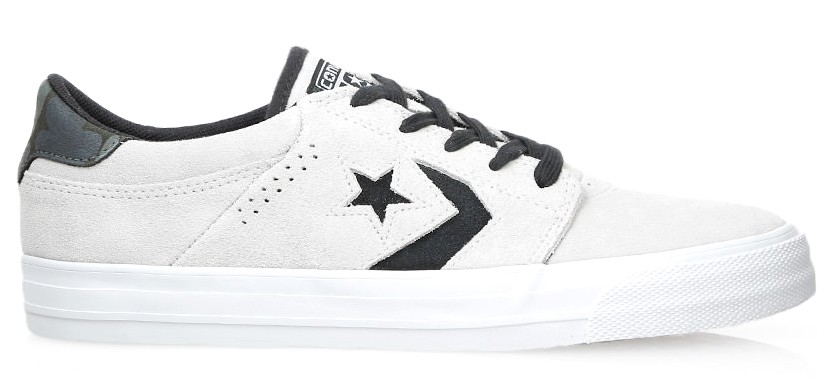 Converse tre star sales suede