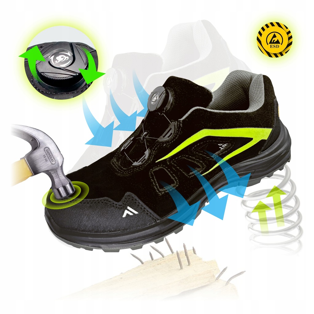 Sandały kompozytowe S1 ESD SR FO PORTWEST [FE06] 42