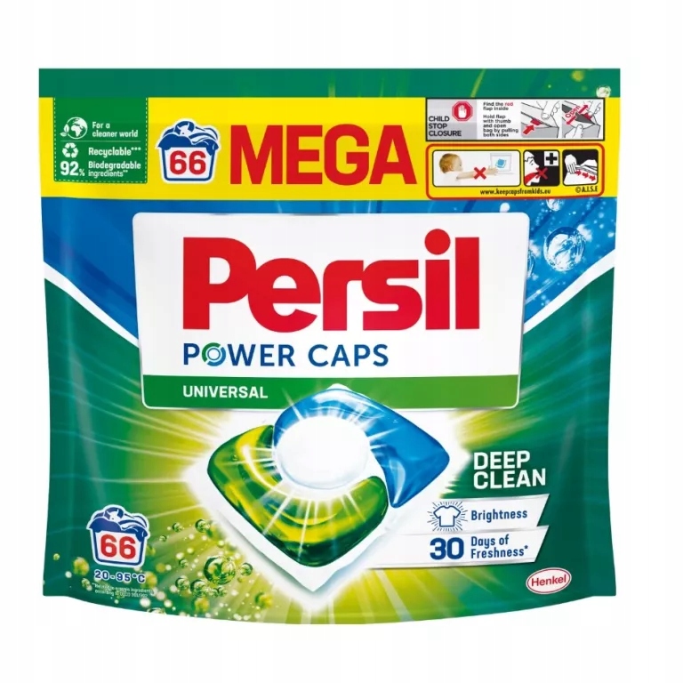 PERSIL POWER CAPS KAPSUŁKI DO PRANIA 66 PRAŃ