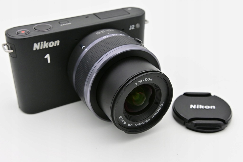Nikon 1 J2 czarny z obiektywem 1 Nikkor 10-30 3,5-5,6 VR