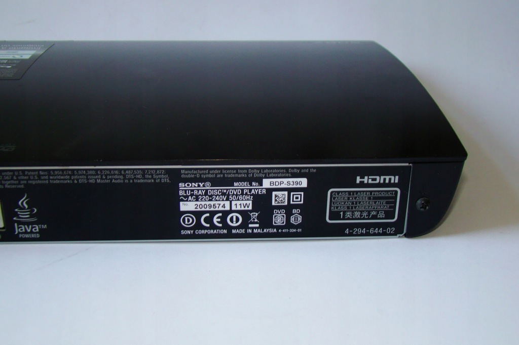 Купить SONY BDPS390 WiFi LAN USB BluRayплеер отзывы, фото и