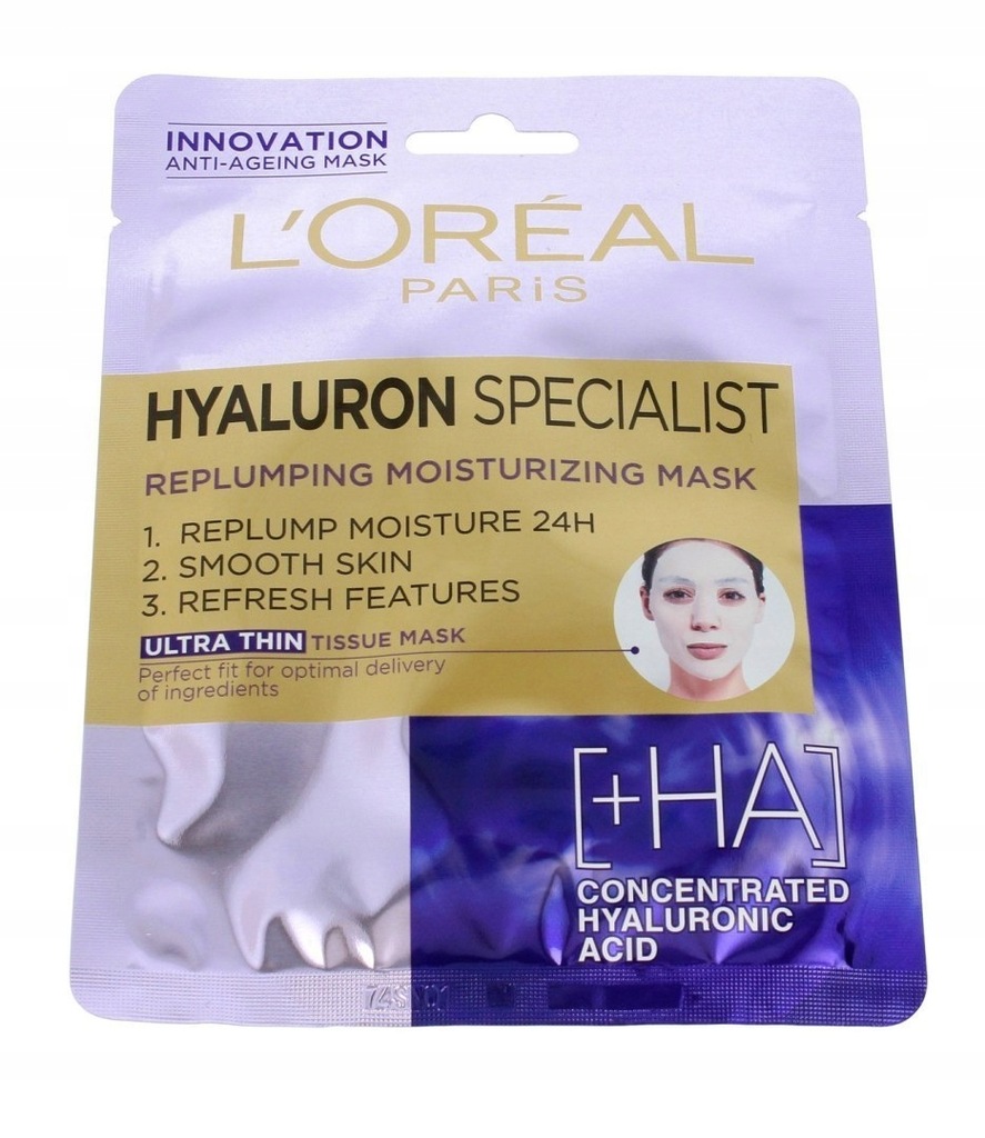 Loreal Hyaluron Specjalist Maska na tkaninie nawil