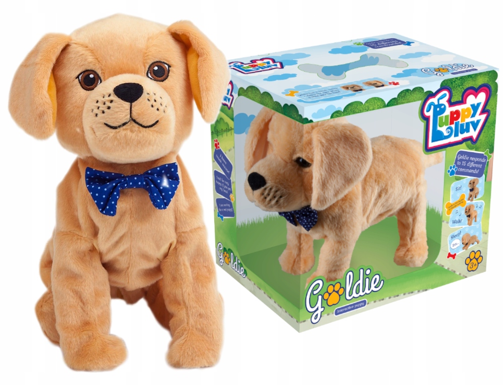 PIESEK GOLDIE INTERAKTYWNY PIES 15 KOMEND Tm Toys 7593292144