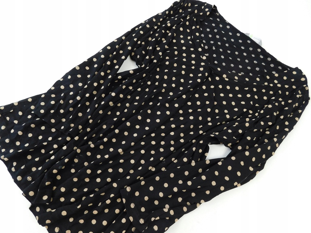 2410k4 M&S bluzka GROSZKI polka dot KROPKI 48