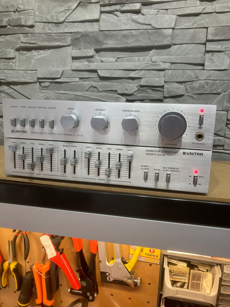 PIĘKNY KOREKTOR GRAFICZNY UNITRA MINI LINE FS 015 FS 011 SUDETY SUPER STAN