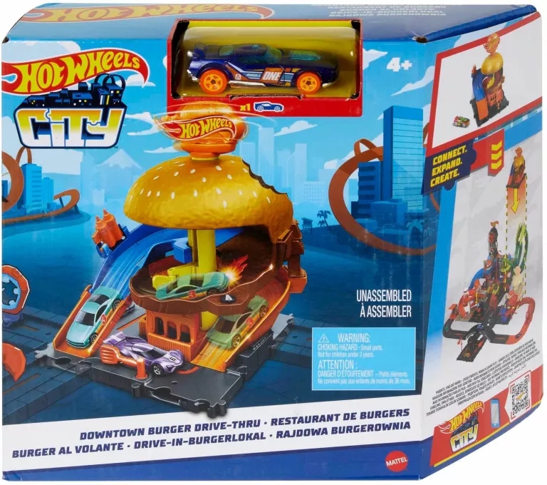 HOT WHEELS CITY RAJDOWA BURGEROWNIA HDR24 HDR26