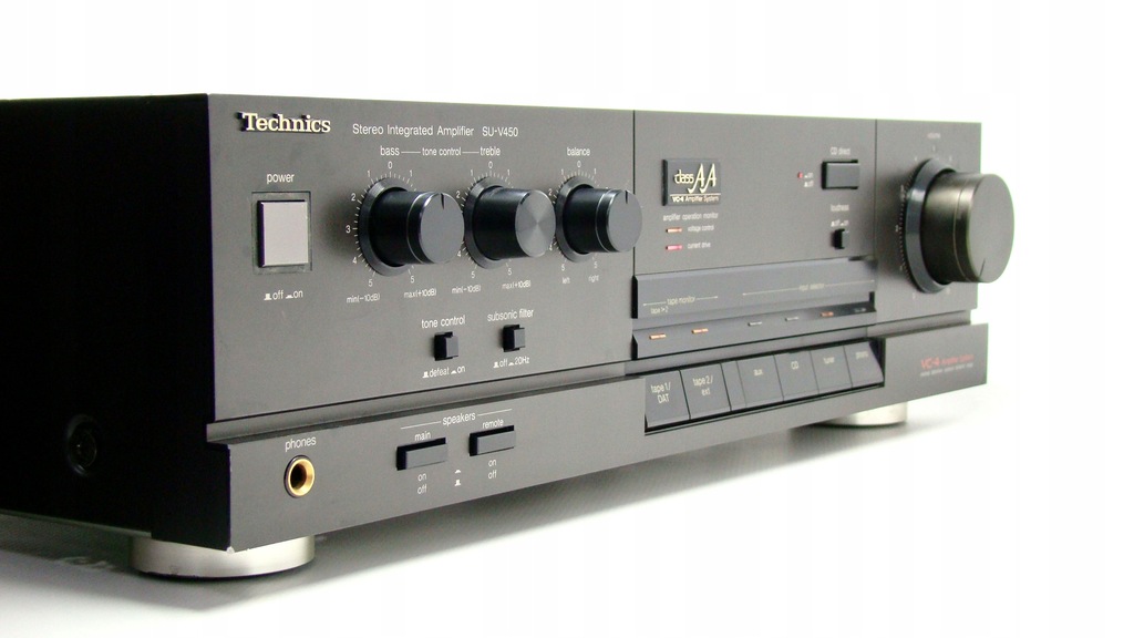 Zadbany mocny TECHNICS SU-V450 - Japan - Class AA - VC-4 Amp.Sys.
