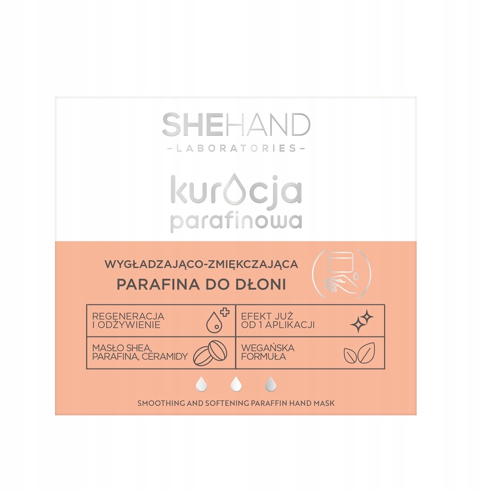SHEHAND Kuracja Parafinowa wygładzająco-zmiękczająca parafina do dł P1