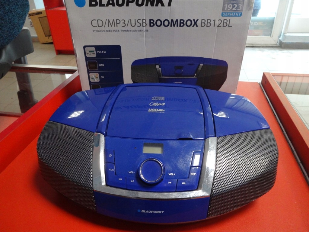 Boombox Blaupunkt BB23BL MP3/USB z Pudełkiem