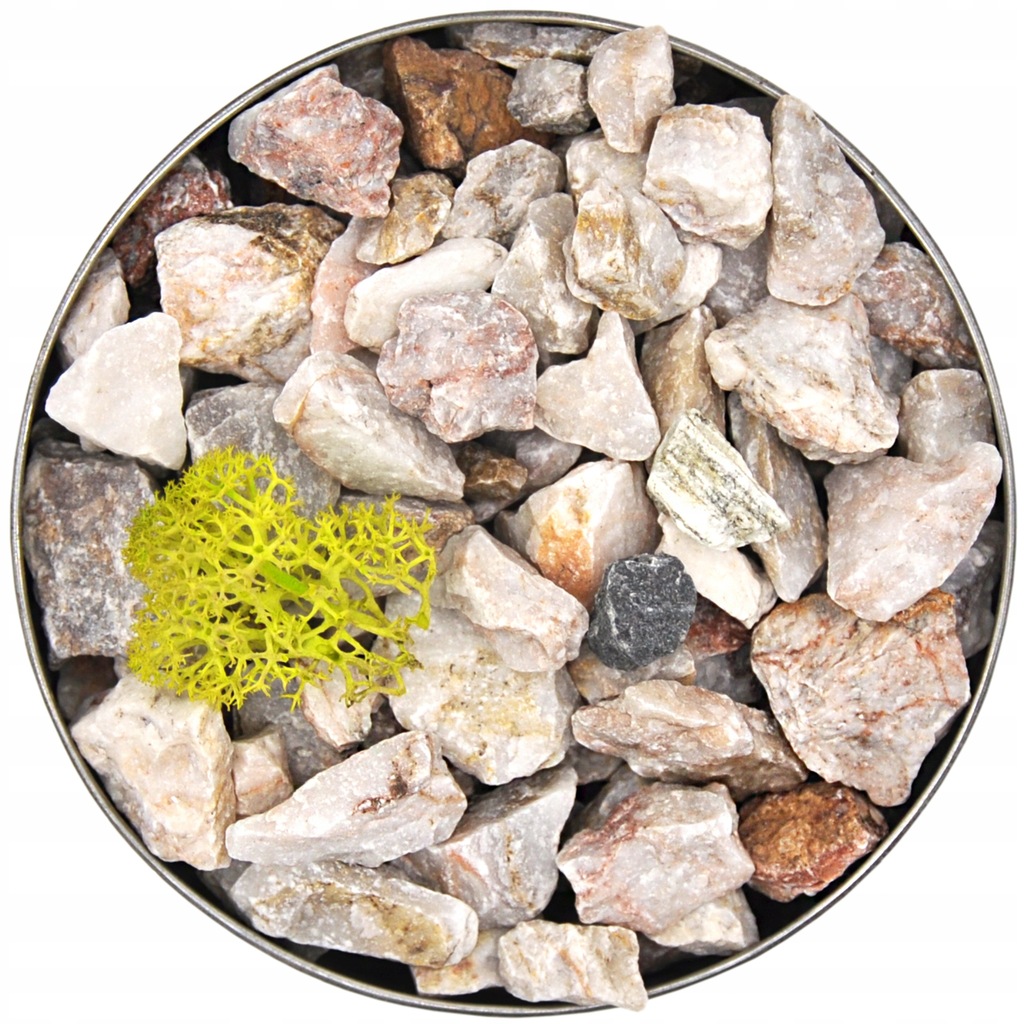 Żwirek Grys PINK STONE Różowe Marmur Podłoże 1KG