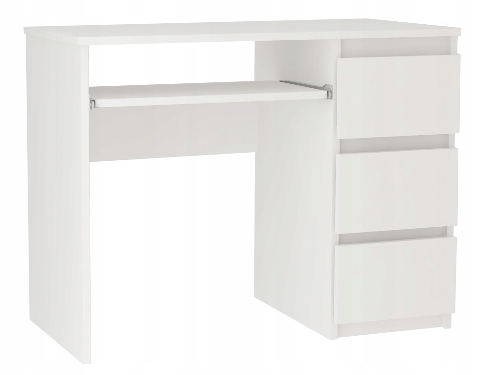Купить КОМПЬЮТЕРНЫЙ СТОЛ С 3 ЯЩИКАМИ БЕЛЫЙ СТОЛ ДЛЯ НОУТБУКА: отзывы ...