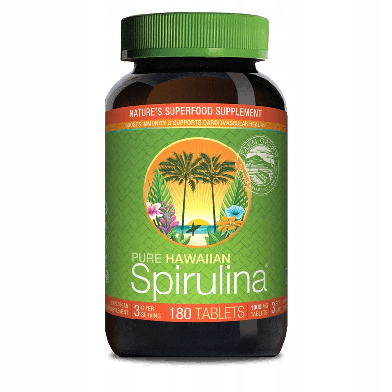 Nutrex Hawajska Spirulina 1000 mg - 180 tabletek