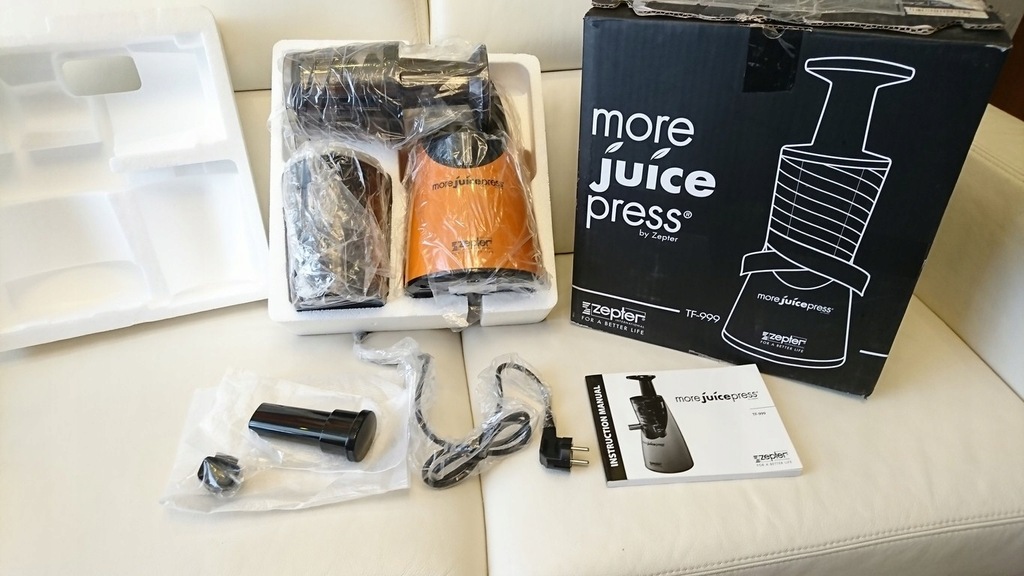 WYCISKARKA WOLNOOBROTOWA ZEPTER More Juice NOWA 12880460382 oficjalne archiwum Allegro