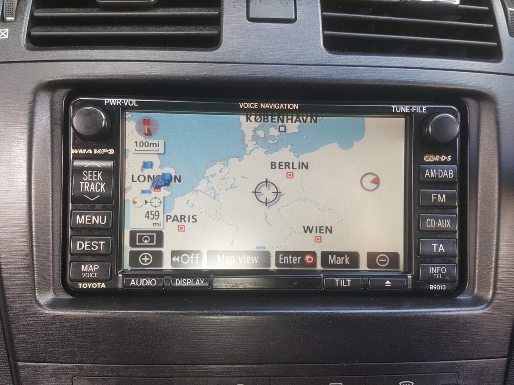 Radio nawigacja Toyota Avensis T27 B9013 8713430490