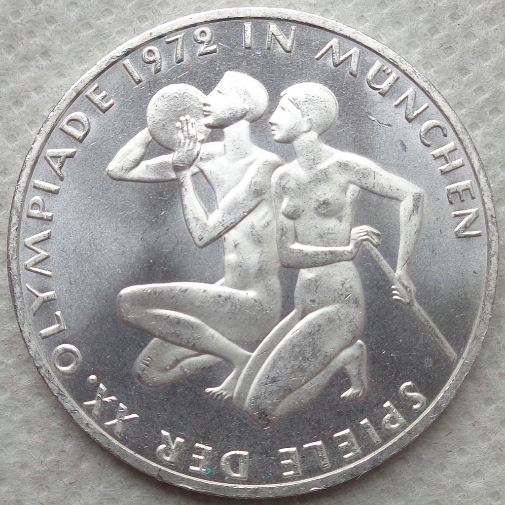 Niemcy - 10 marek - 1972 J - Igrzyska Olimpijskie - srebro