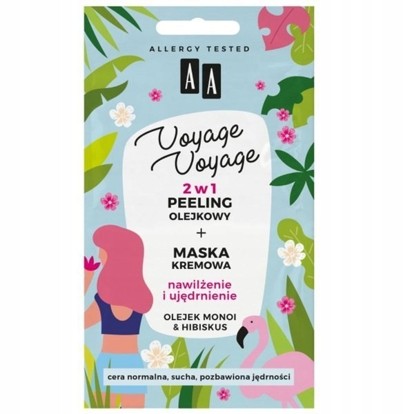 AA Voyage Voyage 2w1 peeling+maska kremowa olejek