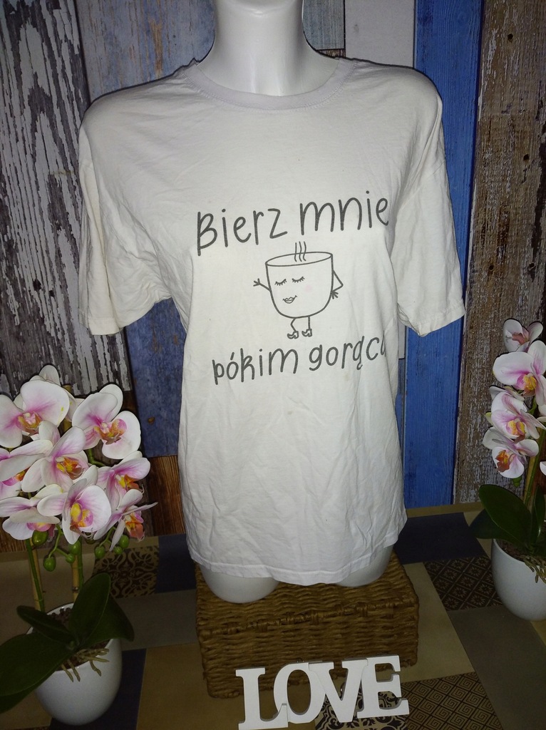 FRUIT OF THE LOOM T-SHIRT BIERZ MNIE PÓKIM GORĄCA