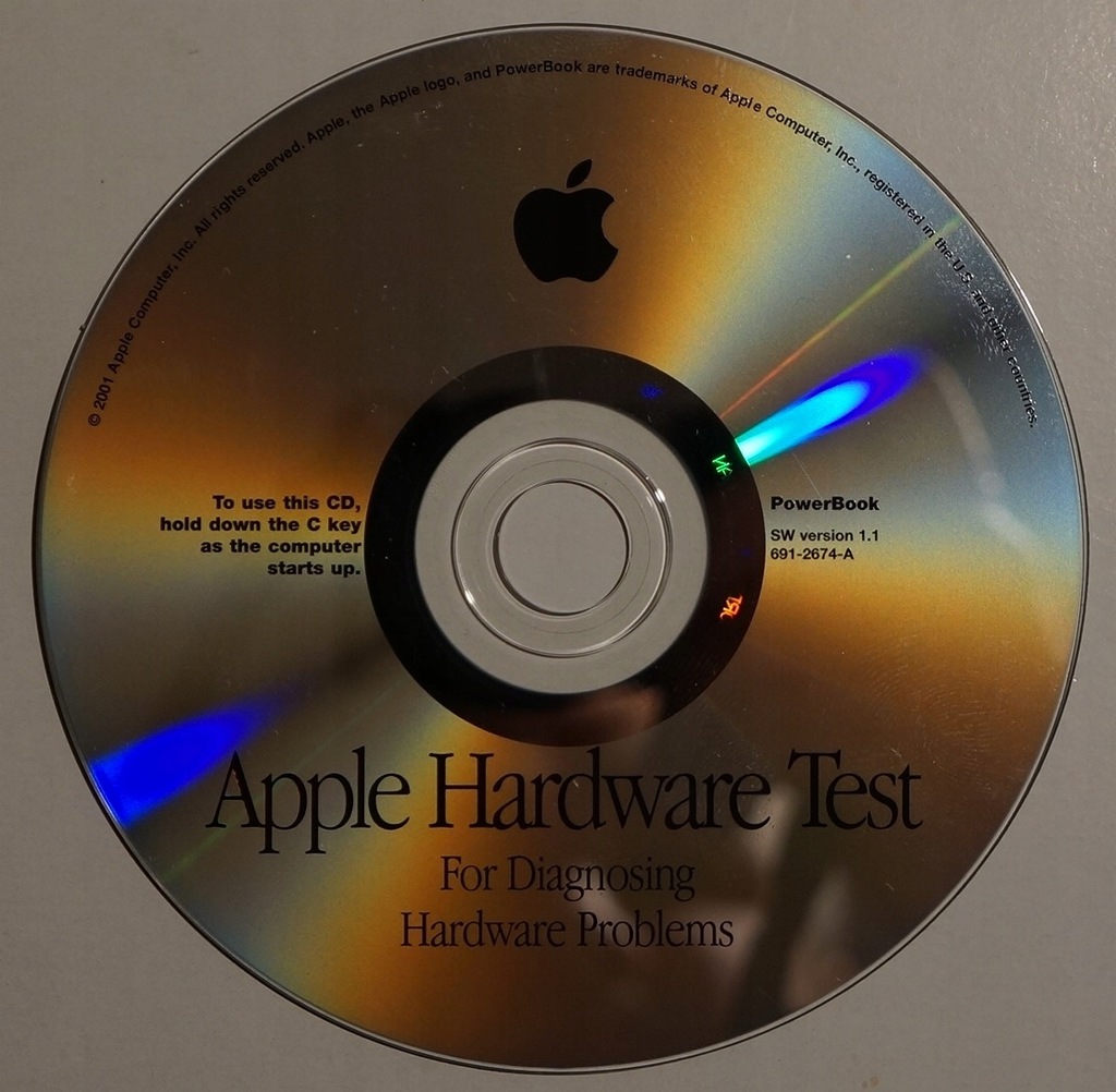 APPLE HARDWARE TEST POWERBOOK