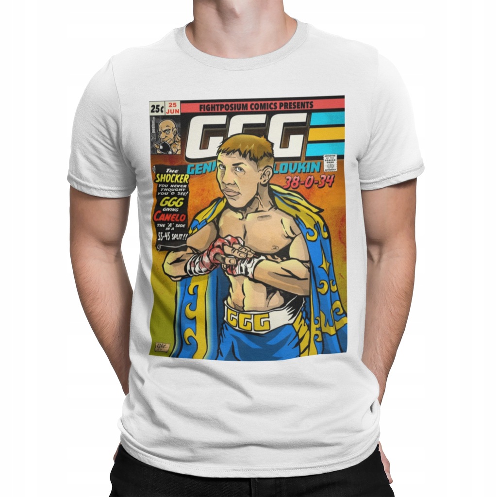 KOSZULKA GGG Giennadij Gołowkin BOKS T-SHIRT- L