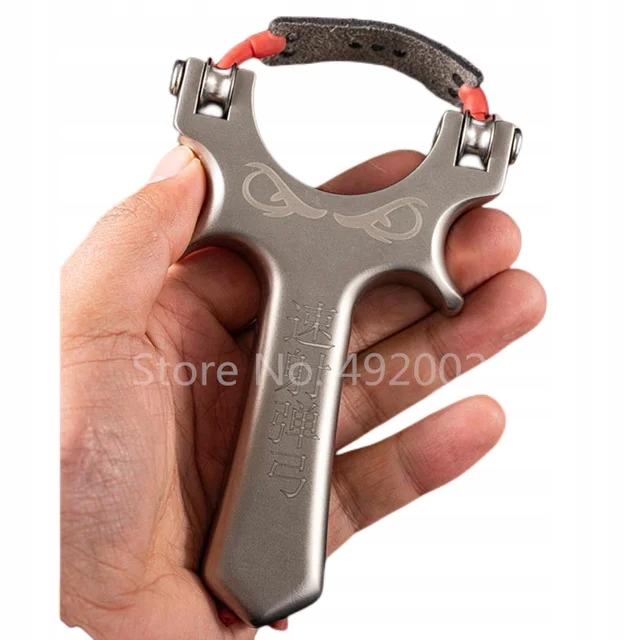 Stainless Steel Pulley Bow Outdoor Entertainment Slingshot Hunting Tool