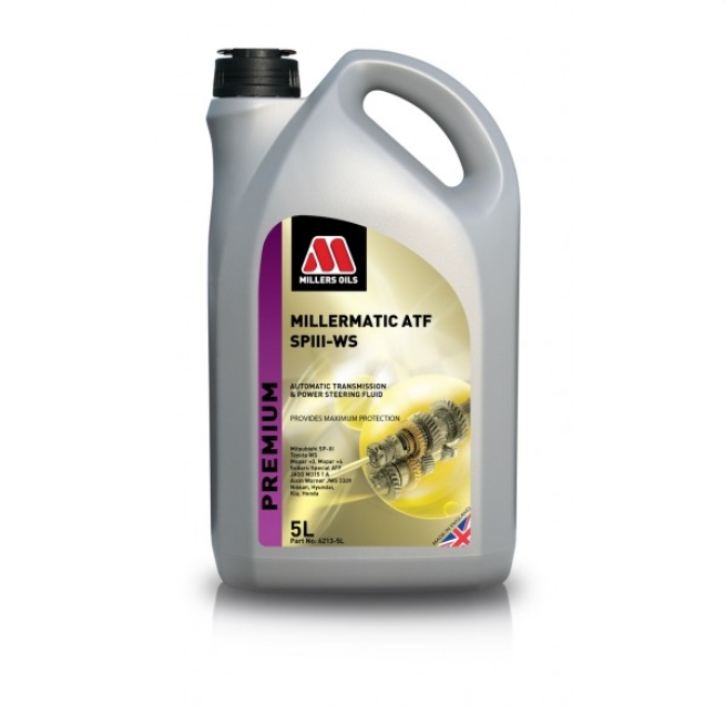 MILLERS OILS MILLERMATIC ATF SP III WS SYNTH 5L