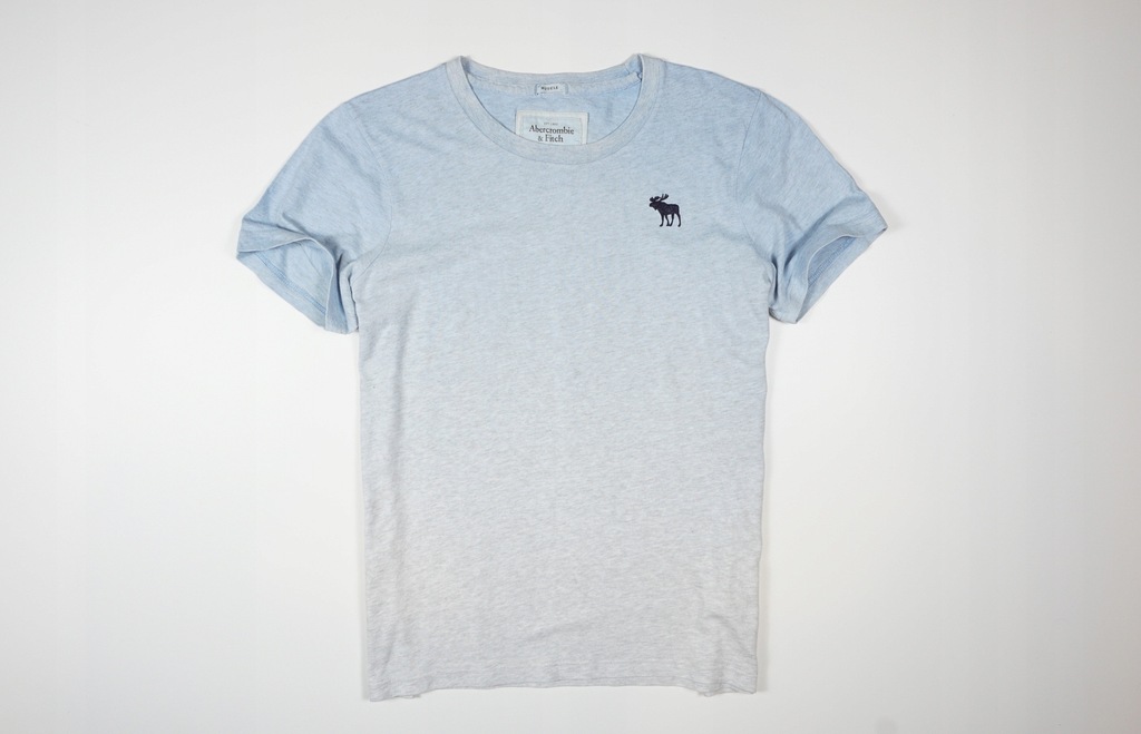ABERCROMBIE FITCH MUSCLE OMBRE T-SHIRT BLUE _XL