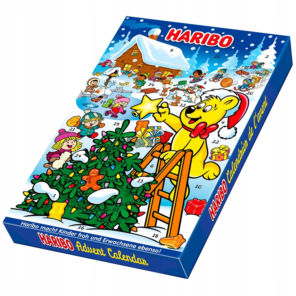 Haribo Kalendarz Adwentowy 24 Zelki Mikolaj Swieta 7967456037 Oficjalne Archiwum Allegro