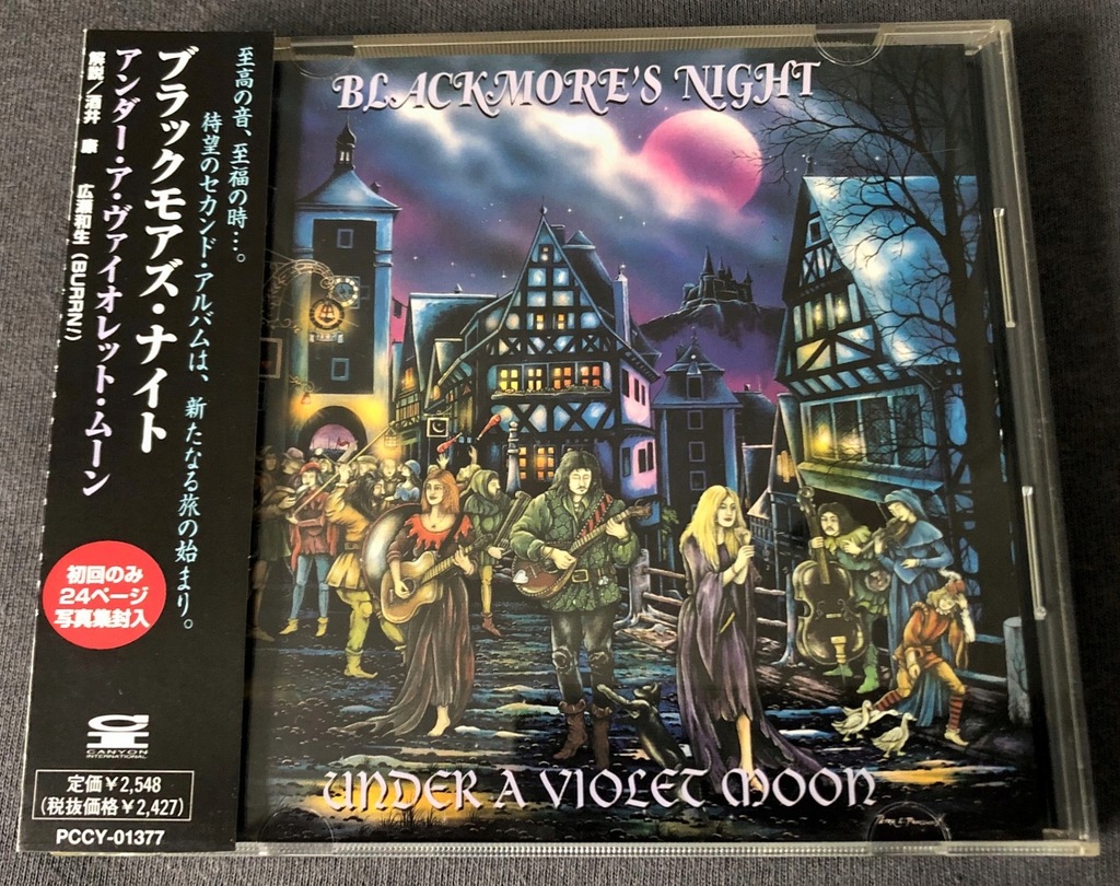 BLACKMORE'S NIGHT - Under A Violet Moon - I Wyd 1999 Japan OBI