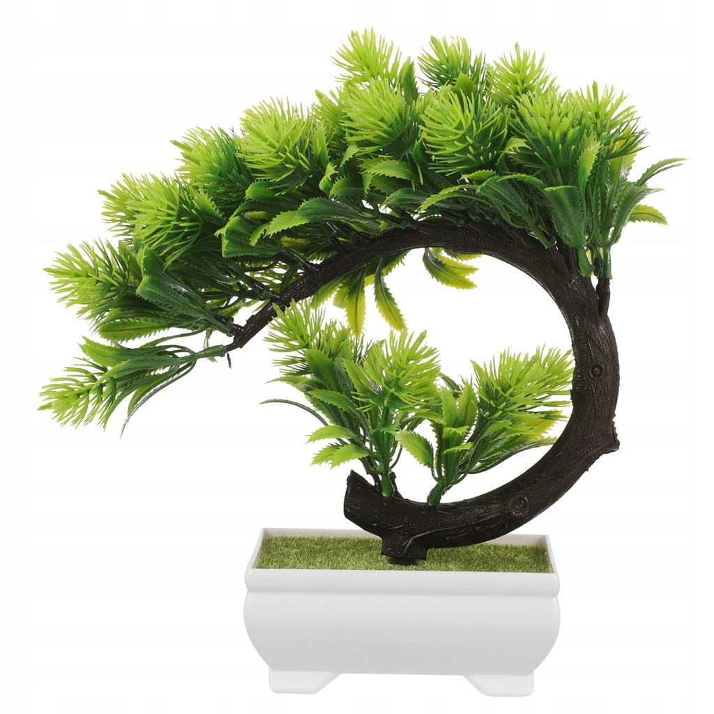 Bonsai Tree Decor Fake Flowers