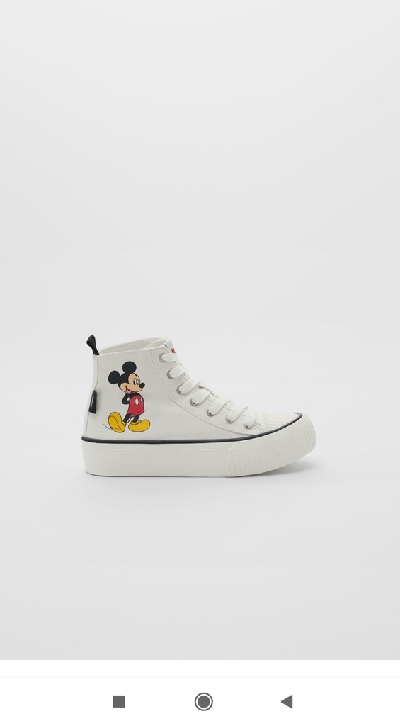 Zara trampki Myszka Mickey 32 nowego