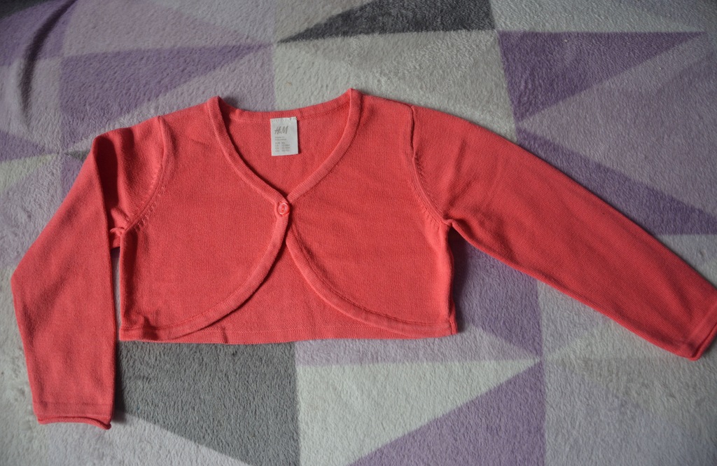 Sweterek bolerko dla dziewczynki H&M, rozm. 86