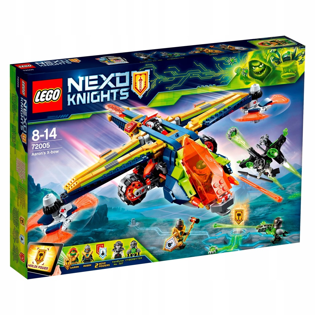 KLOCKI LEGO Nexo Knights X-bow Aarona 72005