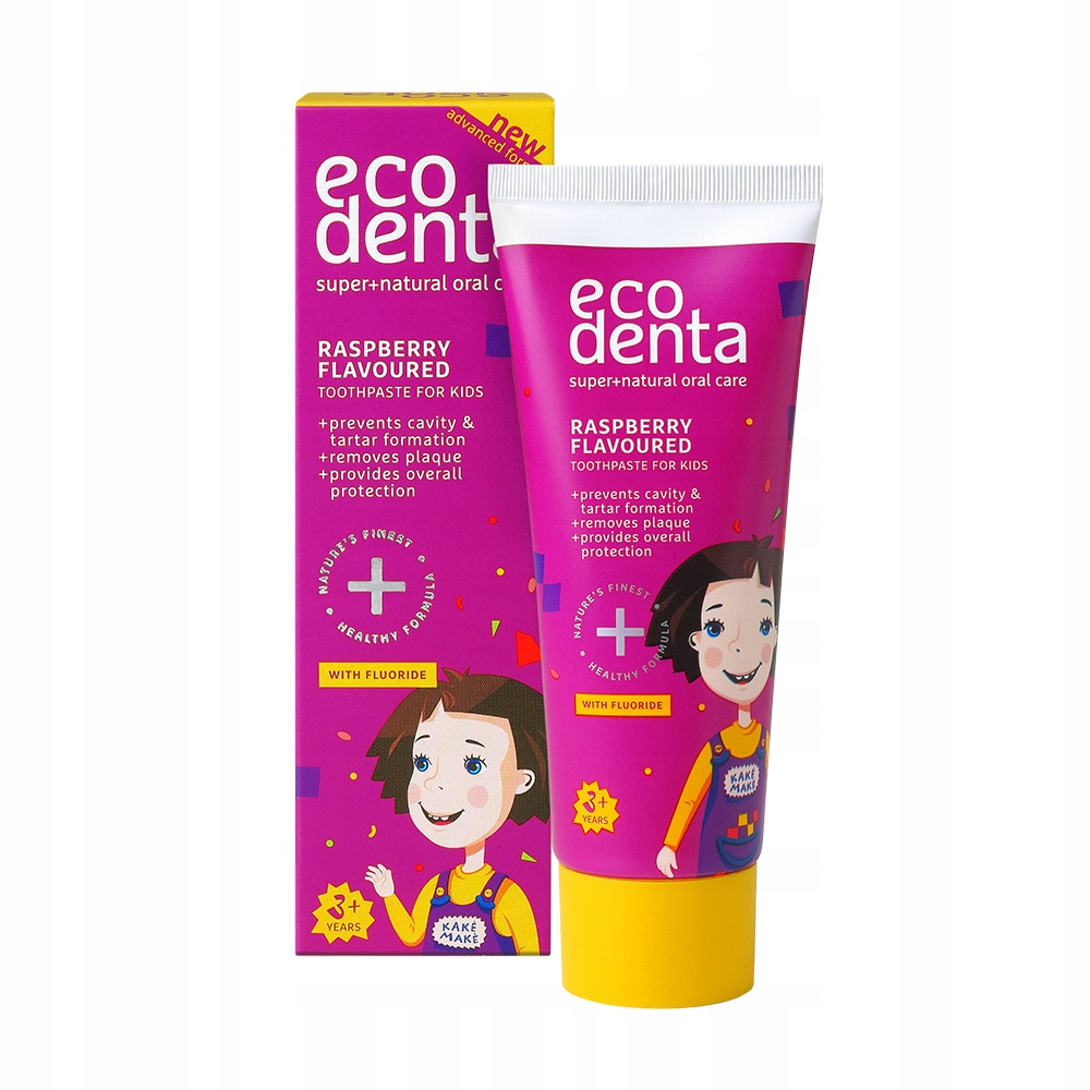 Raspberry Flavoured Toothpaste For Kids pasta doQ