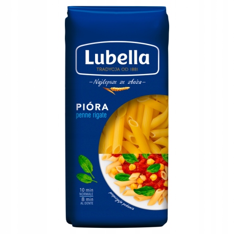 Makaron rurki Lubella Pióra 0,4 kg