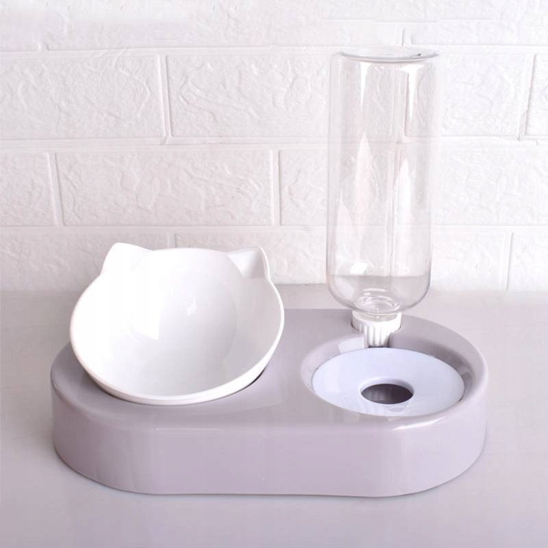 Karma dla kotów miska miski dla kotów i woda z aut