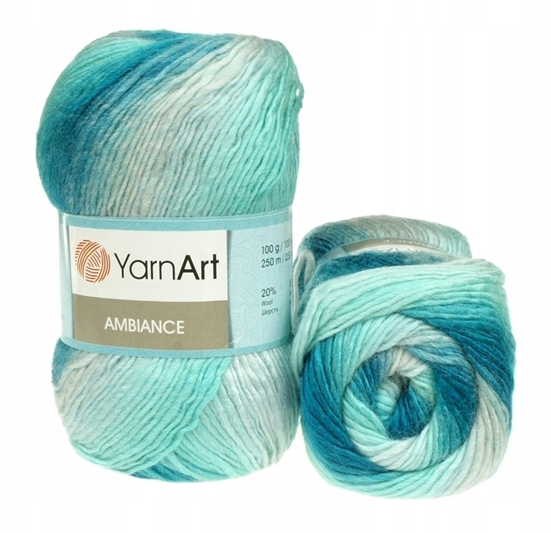 AMBIANCE Yarn Art - piękna włóczka z wełną #155