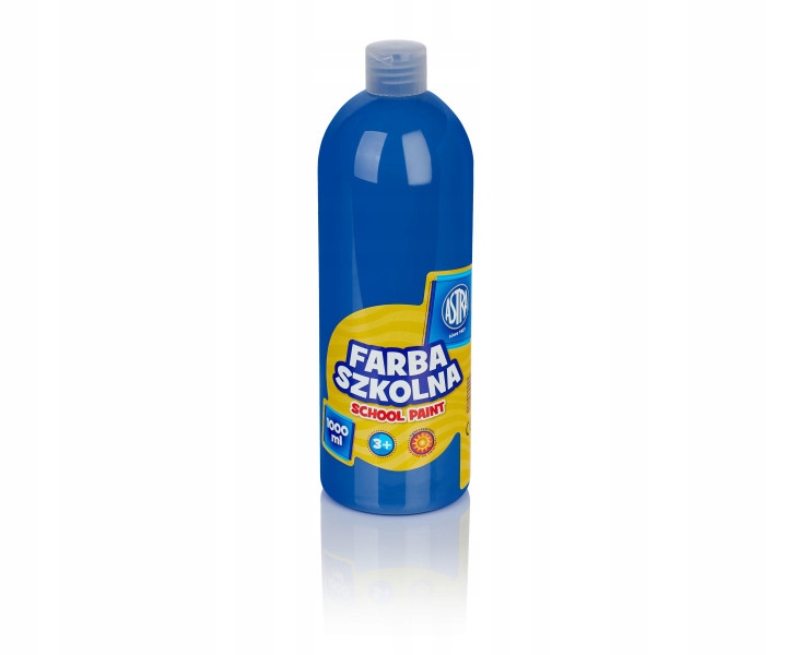 ASTRA Farba szkolna 1000 ml - niebieska ciemna