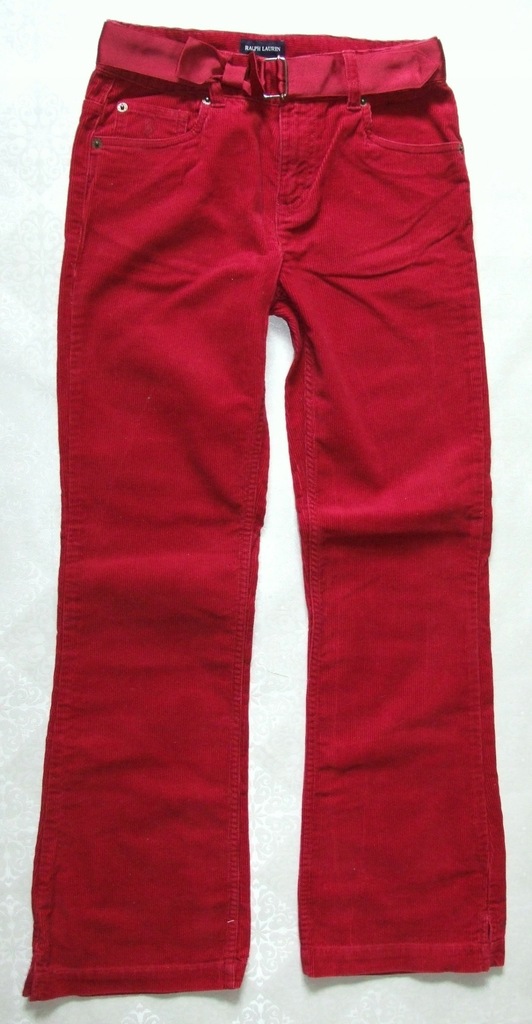 Ralph Lauren Spodnie dziewczęce sztruksy 152 cm