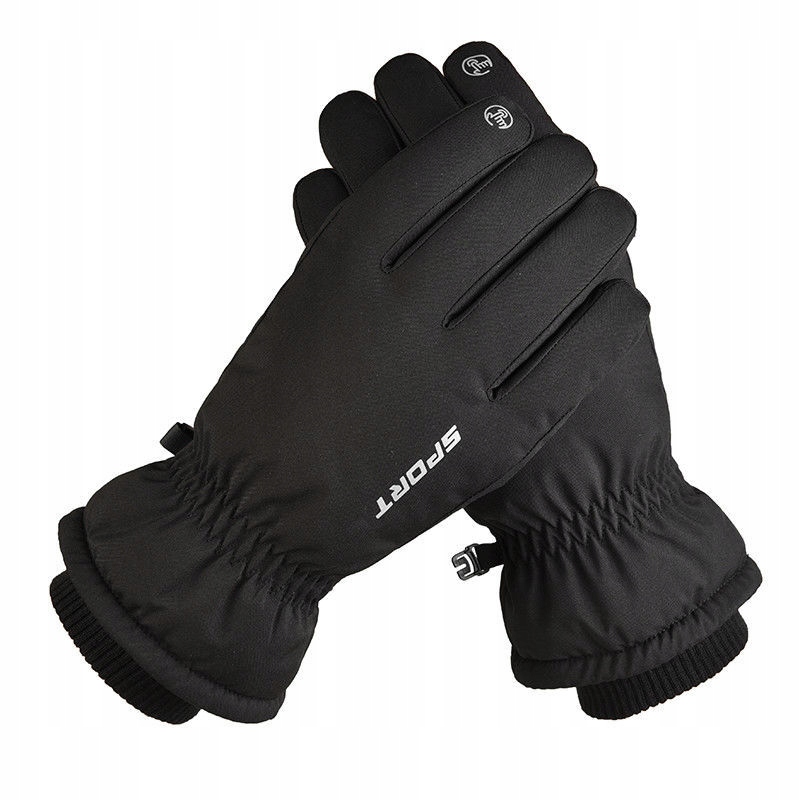 RĘKAWICE ZIMOWE CZARNE ROZMIAR L