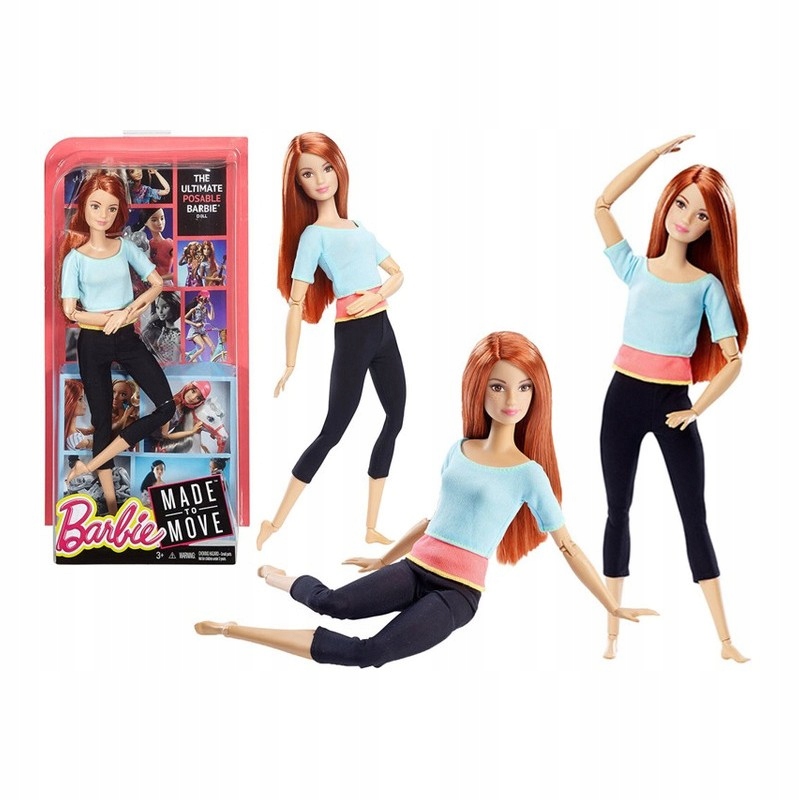 BARBIE Lalka MADE TO MOVE Midge RUCHOMA DPP74