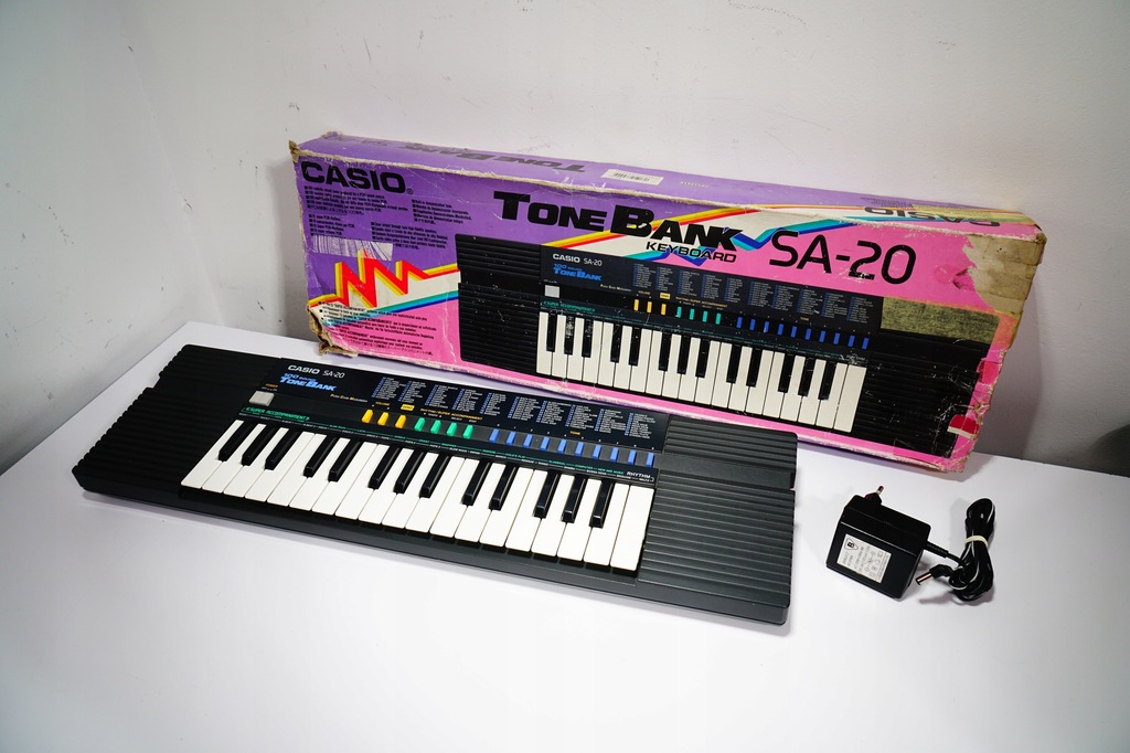 Retro Keyboard Syntezator Casio SA-20 Tone Bank