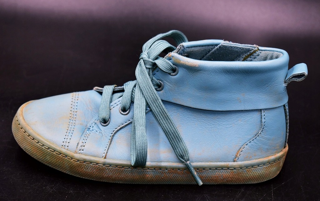 4367-25 CLARKS a#g SKORZANE TRAMPKI BABY BLUE r.29