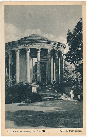 Puławy Świątynia Sybilli 1950r