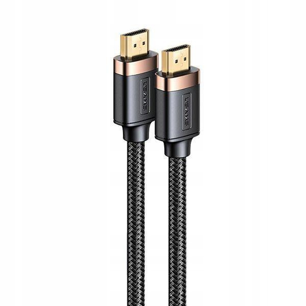 USAMS Kabel HDMI - HDMI 2.0 U74 3.0m czarny/black